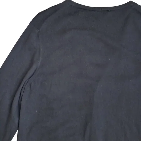 Hugo Boss Black Cardigan Sweater Men's Size S - Button Front Lightweight Classic